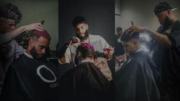 The Hall of Cuts barber expo floor